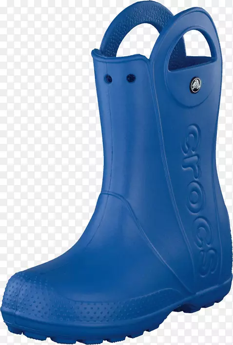 惠灵顿靴子蓝色鳄鱼-雨靴