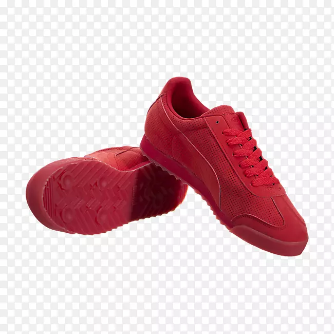 鞋红色运动鞋阿迪达斯美洲狮-高风险