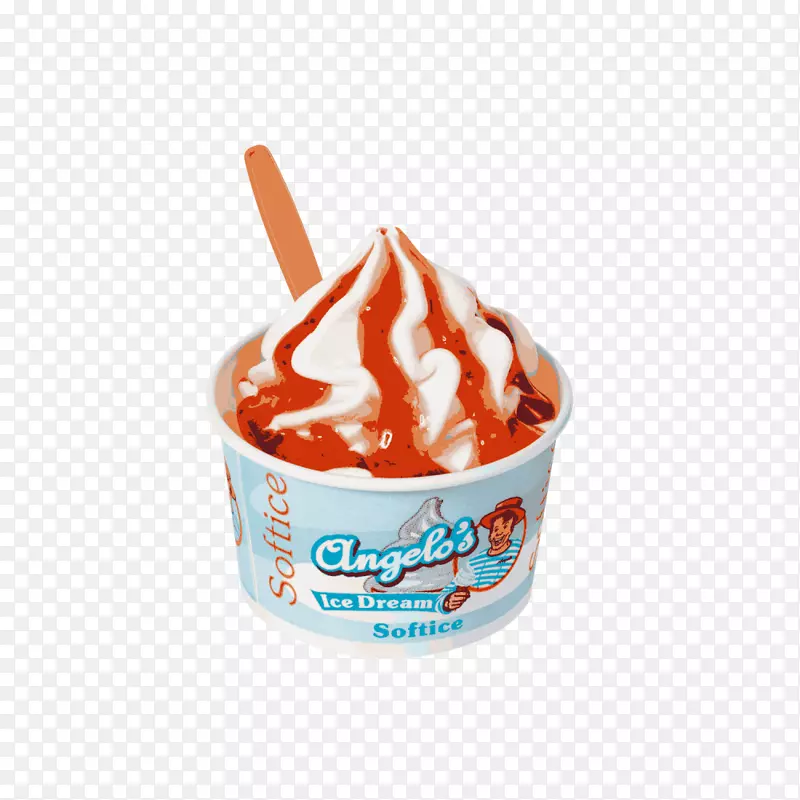 圣代冰淇淋冻酸奶软糖冰淇淋草莓冰淇淋