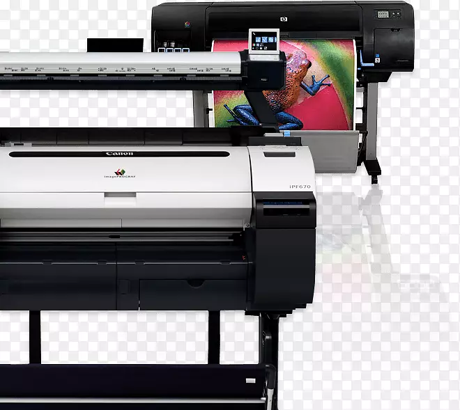 宽格式打印机佳能显像仪ipf 670多功能打印机