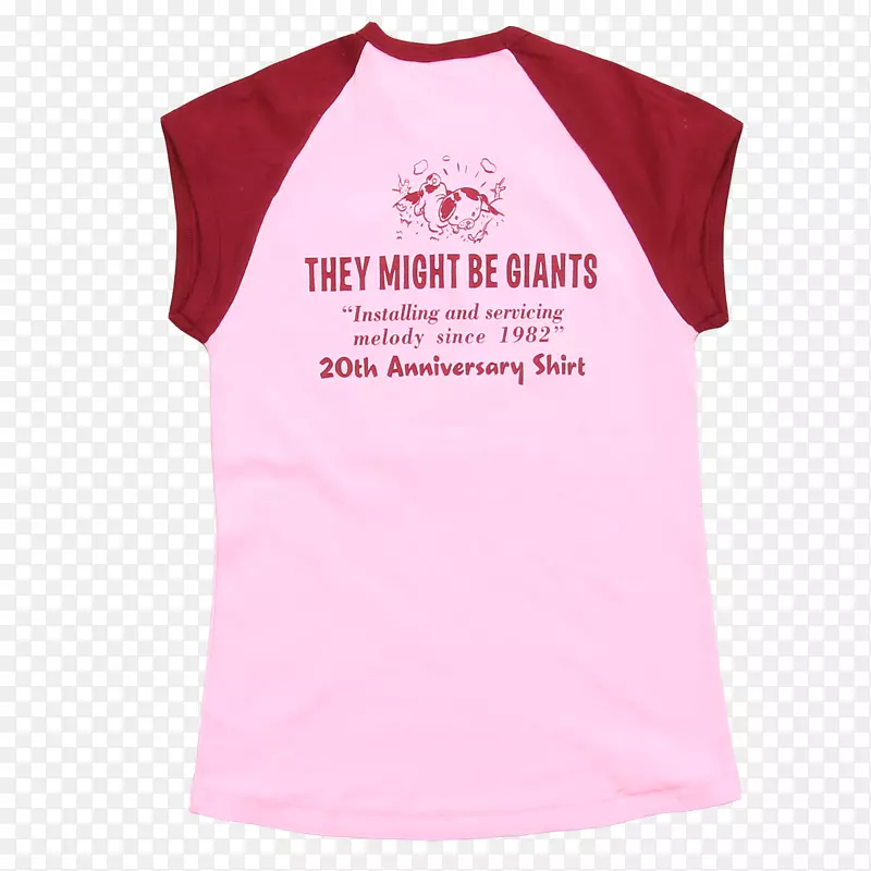 无袖T恤粉红色m字型T恤