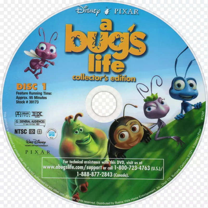 YouTube翻动一个虫子的生活DVD Pixar-一个错误的生活