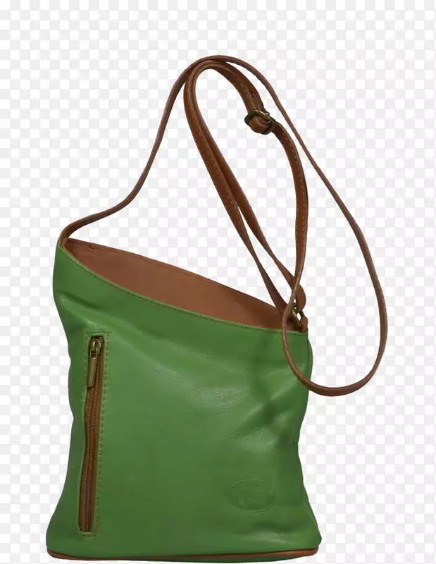 手提包，皮革送信袋，绿色袋