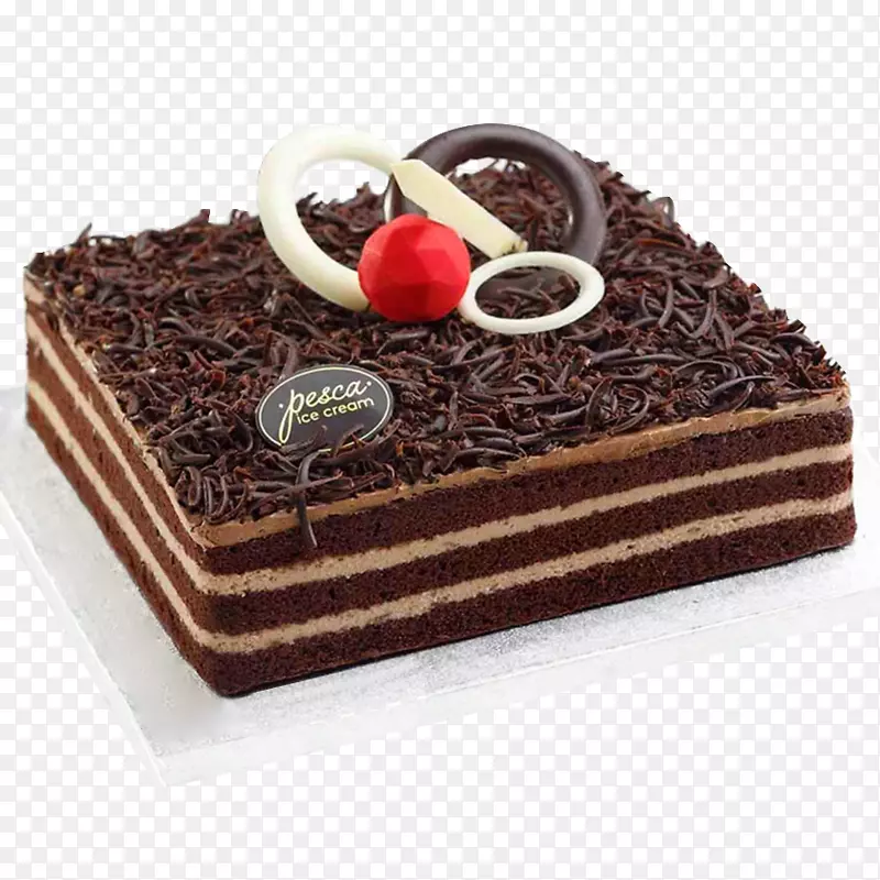 巧克力蛋糕黑森林酒庄蛋糕馅饼巧克力蛋糕