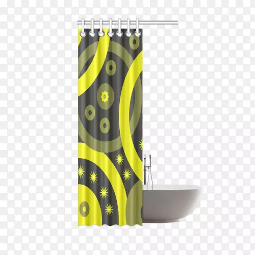 品牌图案-窗帘绿色