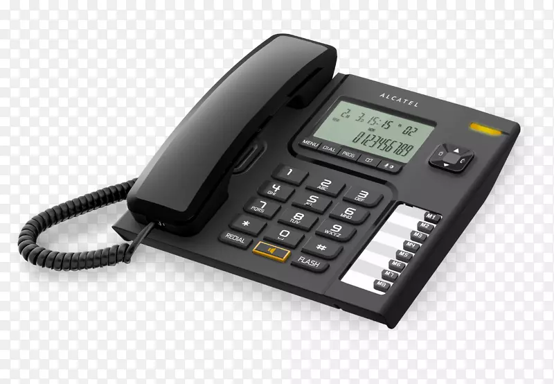 Alcatel移动电话Alcatel T 76电话家庭和商务电话移动电话-自动重拨