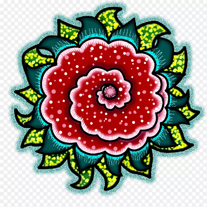 花卉设计视觉艺术切花传统纹身