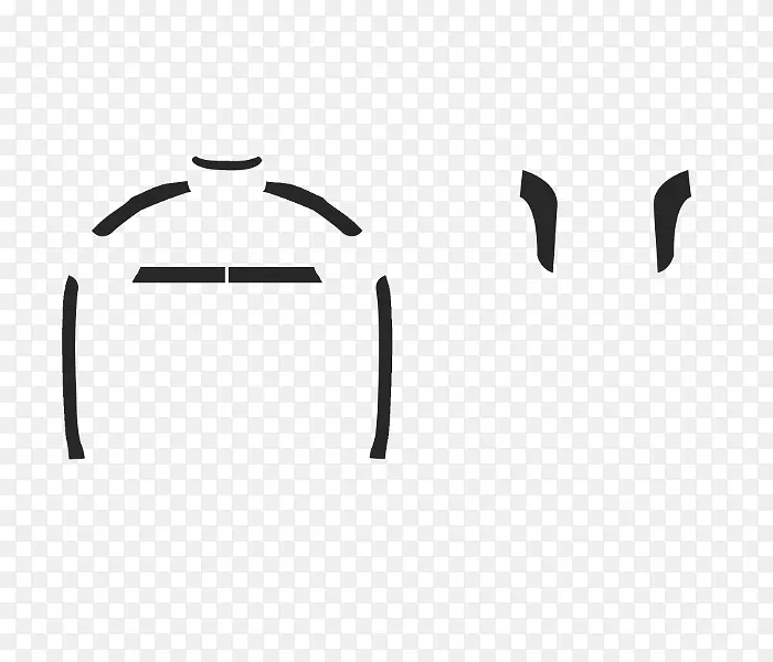 白色标志字体-运动服