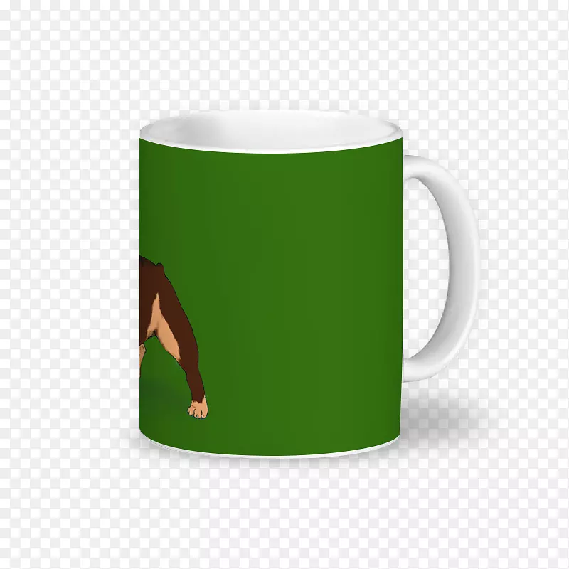 咖啡杯绿杯设计布局