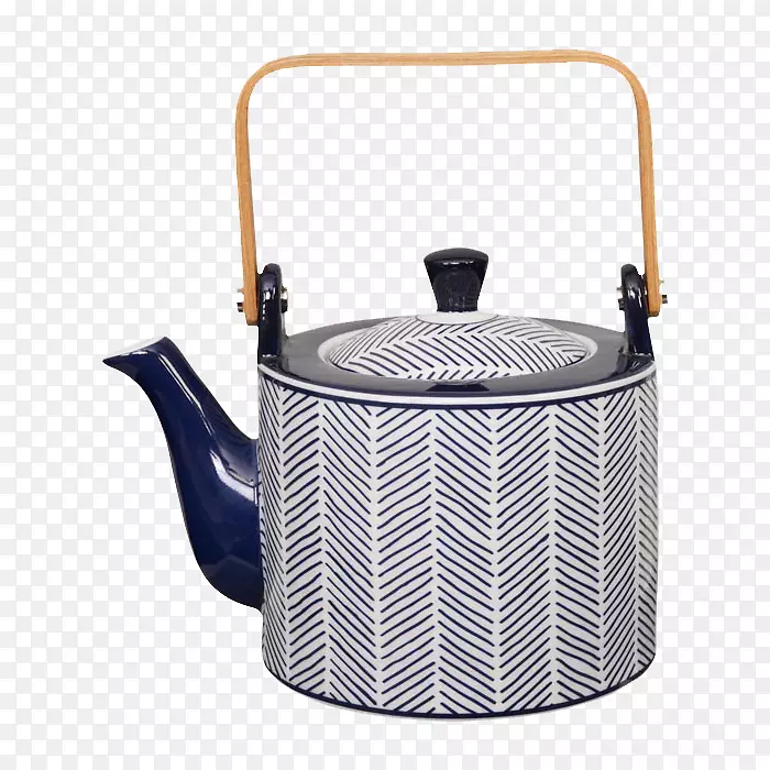 茶壶白茶蓝壶