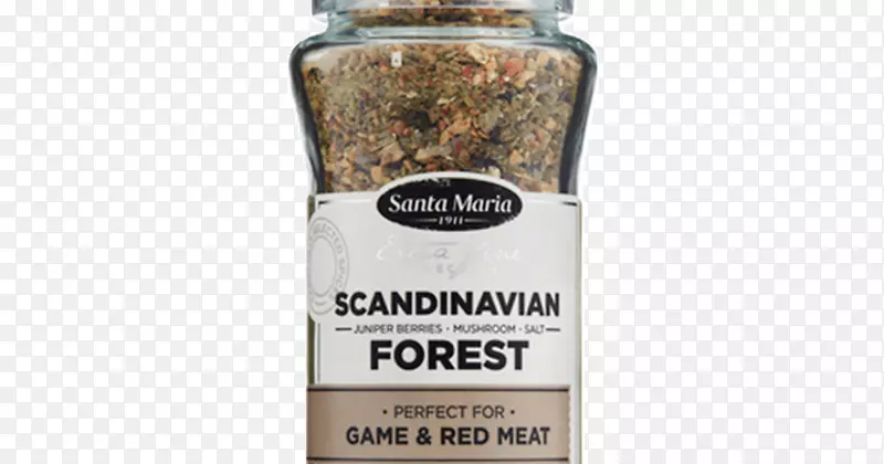 调味料艾伯特黑金香料摩擦风味草本植物-斯堪的纳维亚