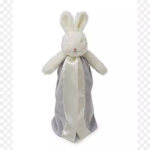 海湾边的兔子婴儿毛毯填充动物和可爱的玩具-兔子