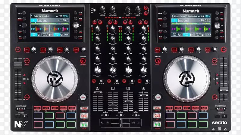 DJ控制器光盘骑师MIDI控制器NAMM显示Numark工业-dj控制台