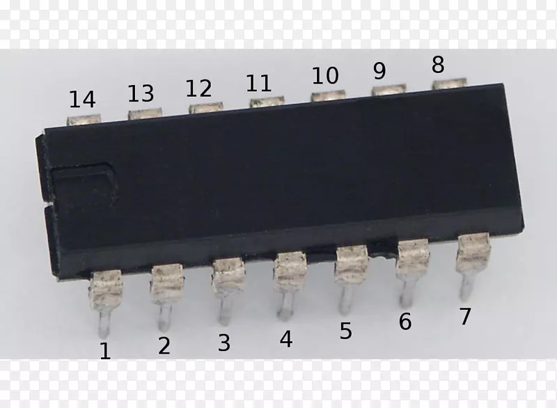 晶体管7400系列NAND门电路芯片逻辑门