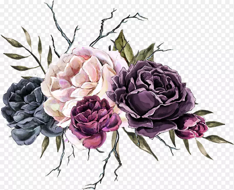 甘蓝玫瑰园玫瑰切花设计