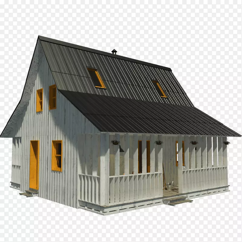 房屋规划小房子移动建筑平面图-房屋