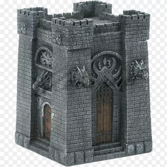 中世纪城堡建筑立面-城堡塔