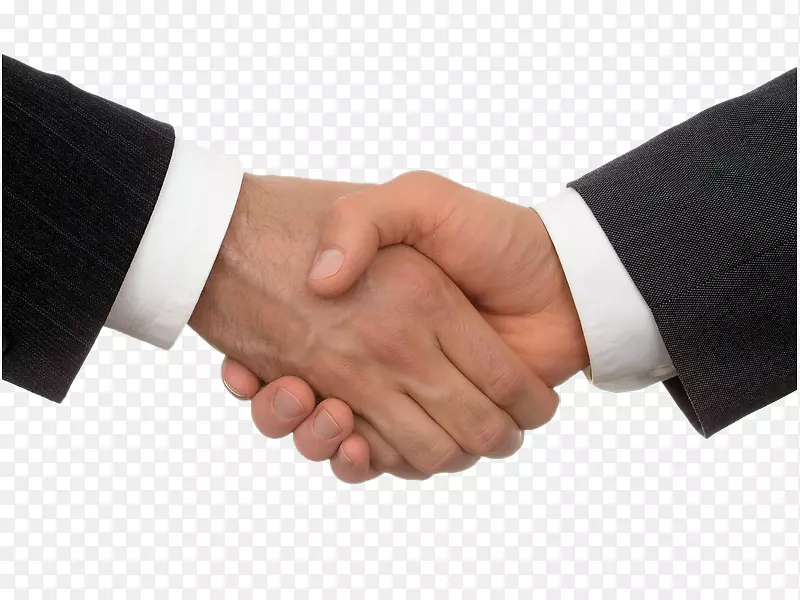 商务人士握手合约-业务