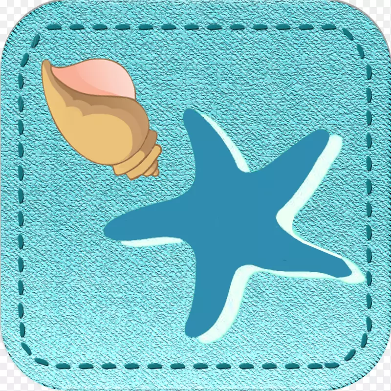 插画计算机图标-海星