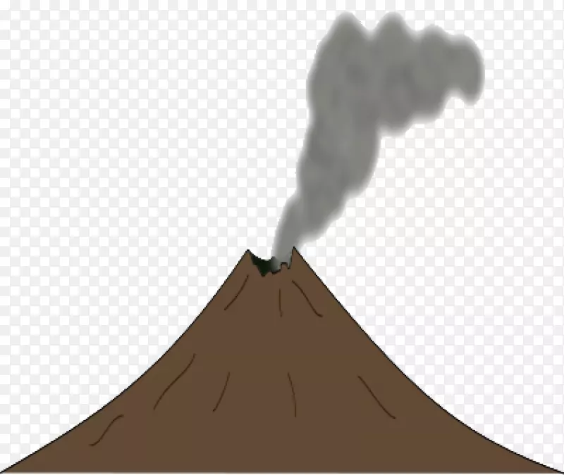 埃特纳火山帕潘达雅火山剪贴画-火山