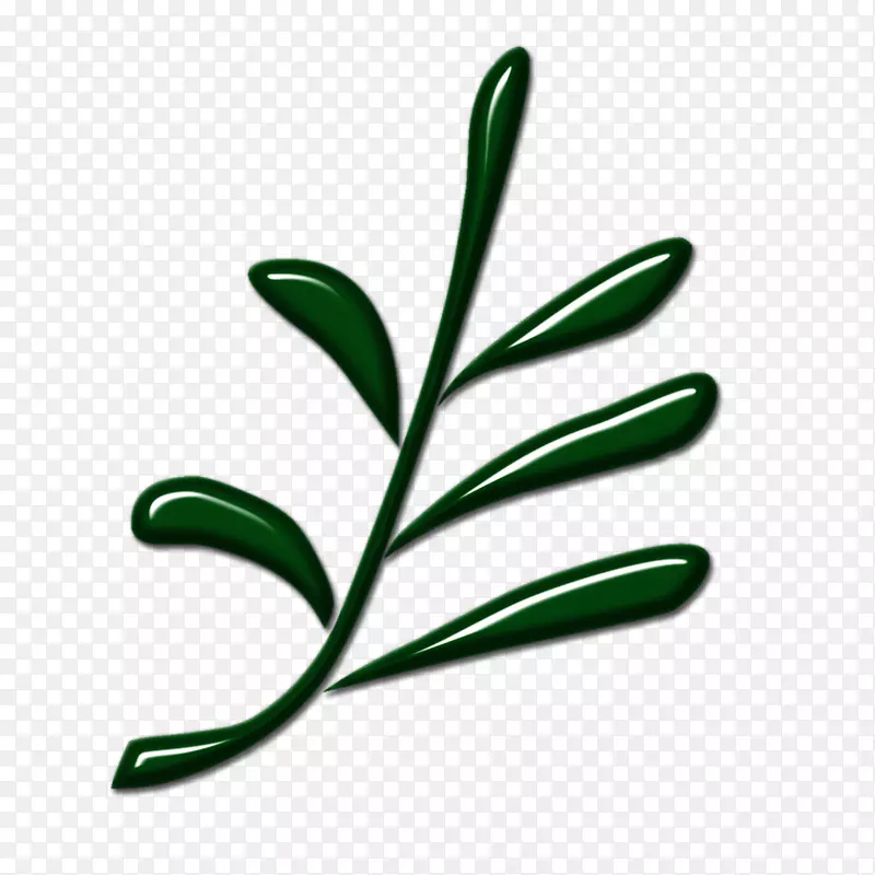 叶生物-植物茎叶柄计算机图标-叶