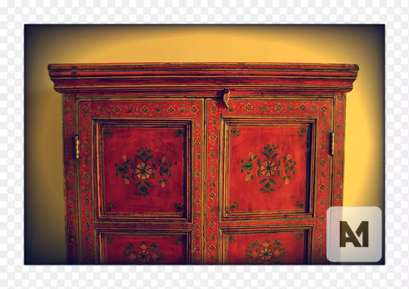橱柜，画框，木头，污渍，古色古香，古董橱柜
