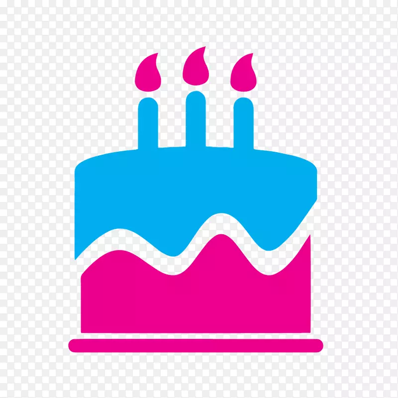 生日蛋糕电脑图标纸杯蛋糕礼物生日