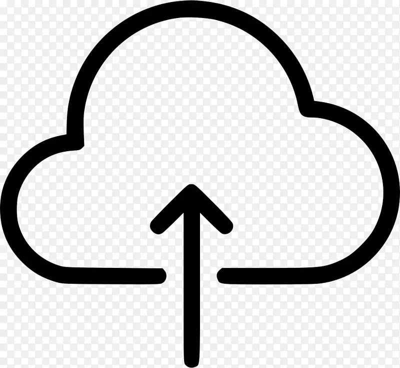 云计算云存储计算机图标