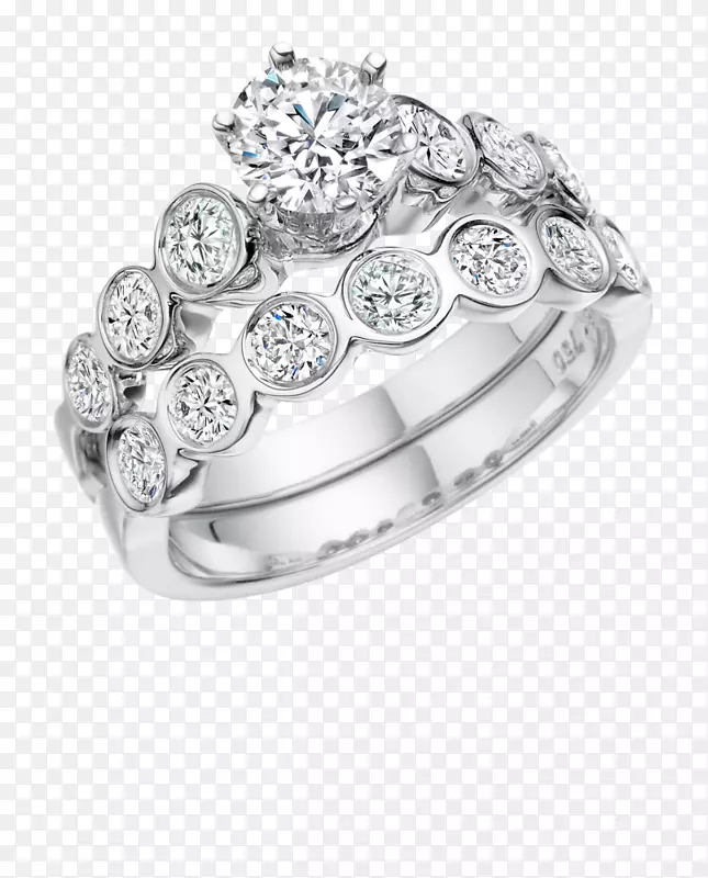 结婚戒指订婚戒指银金订婚戒指