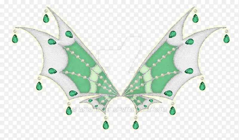 身饰绿松石-五颜六色的翅膀