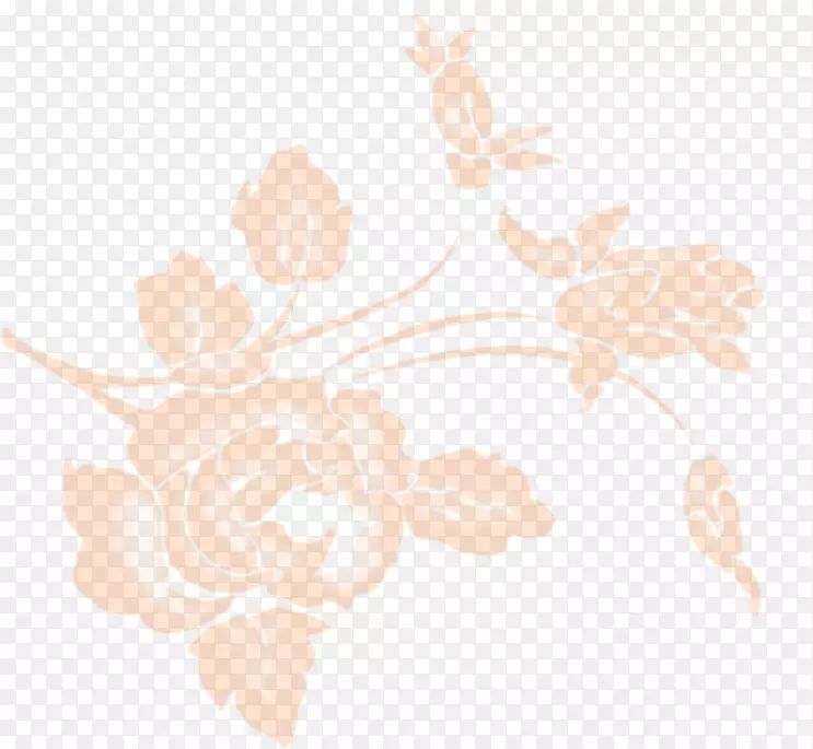 花瓣玫瑰科花卉图案设计
