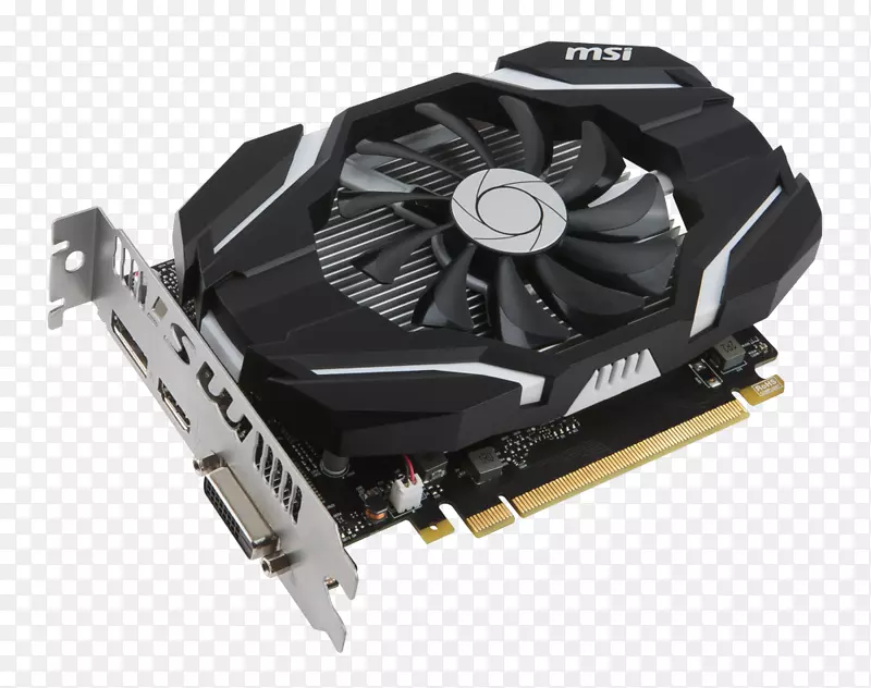 显卡和视频适配器NVIDIA GeForce GTX 1050 ti GDDR 5 SDRAM微星国际-NVIDIA