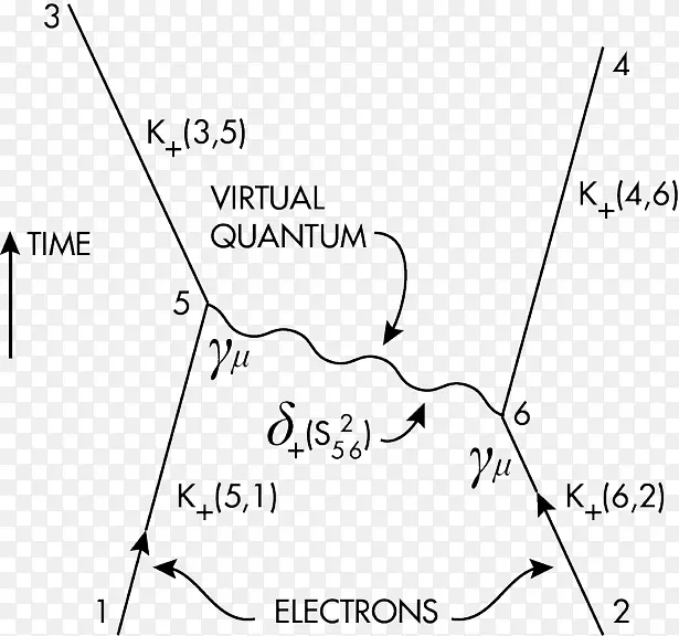 QED：光和物质的奇怪理论Feynman图量子电动力学物理-空间