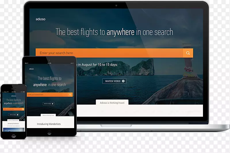 响应式网页设计网页应用-东南亚旅游