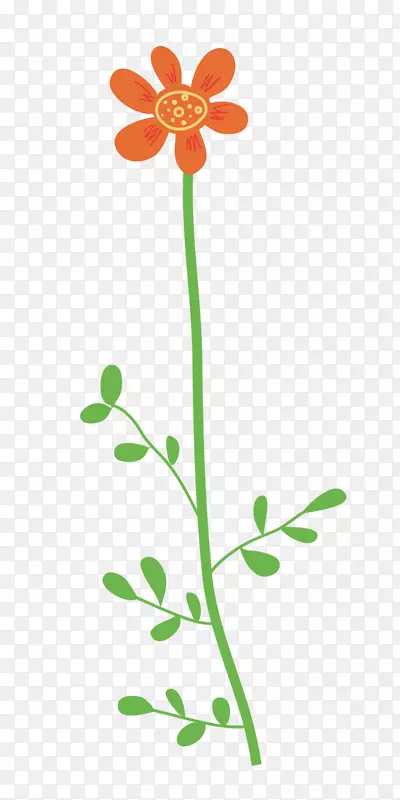 野花植物茎剪艺术-花