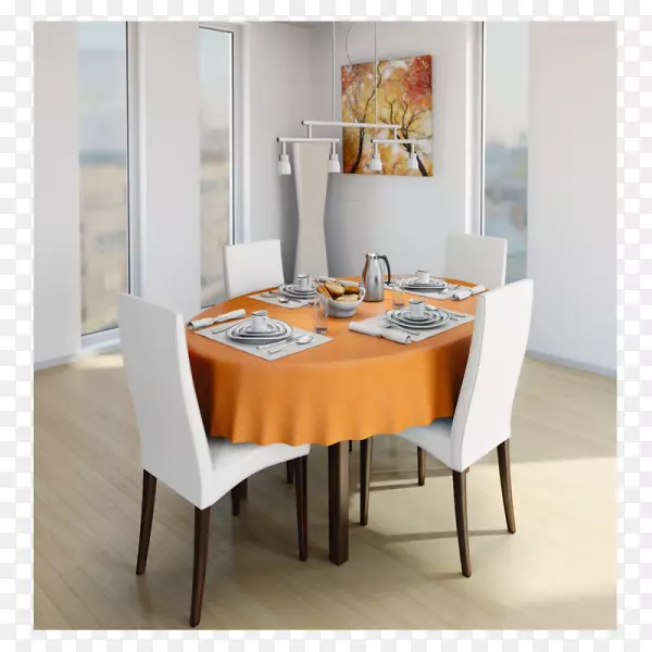 桌布铺席室内设计服务餐厅餐桌