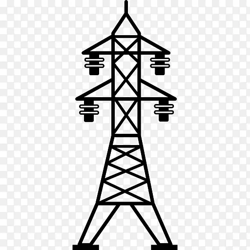 输电塔电力传输架空电力线电力高压