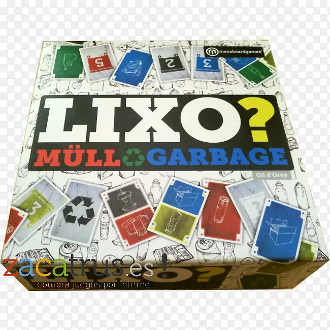 拼图棋盘游戏uno纸牌游戏-lixo
