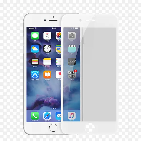苹果iphone 7加上iphone 6屏幕保护器手机配件触摸屏窥视