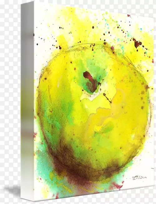 静物摄影水彩画丙烯酸涂料苹果水彩