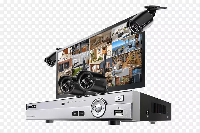 无线安全摄像机数码录像机lorex技术公司闭路电视-cctv摄像机dvr套件