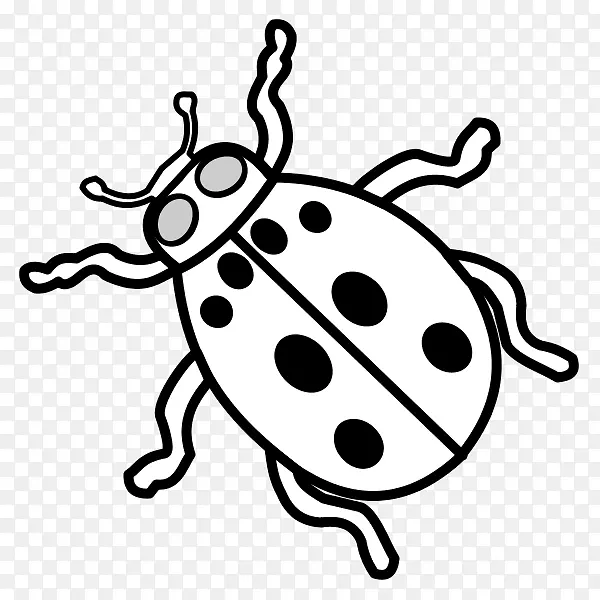 瓢虫昆虫符号绘制符号昆虫