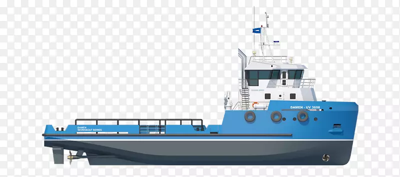 实地调查船平台供应船舶研究船DAMEN群实用价值