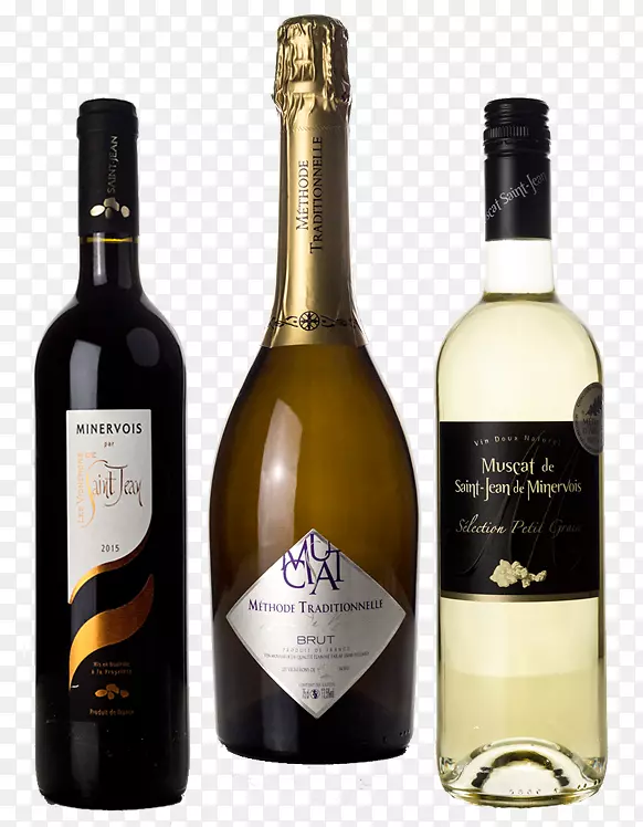 白葡萄酒马斯喀特圣让·德辛沃瓦甜品葡萄酒-葡萄酒