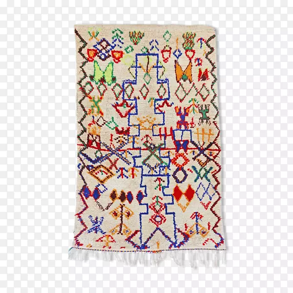 阿齐拉尔省纺织柏柏尔地毯图案-柏柏尔