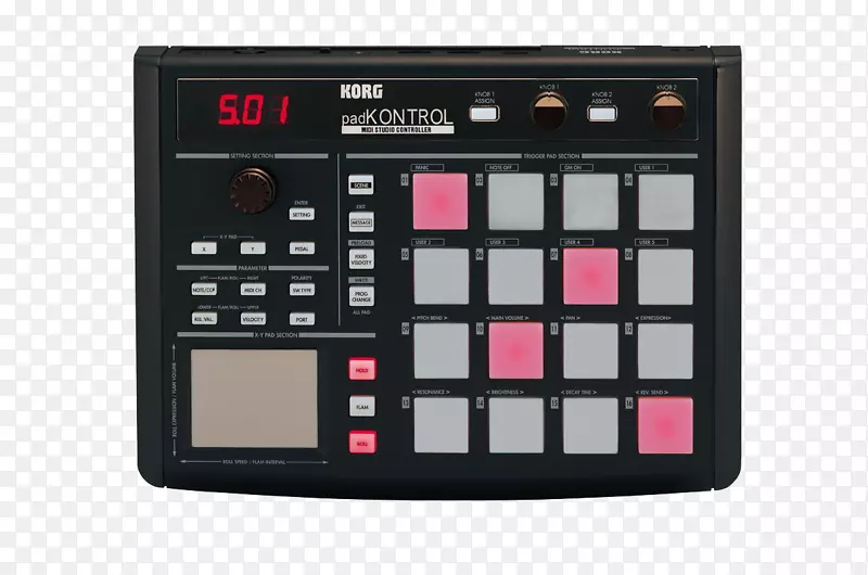 Korg padkontrol MIDI控制器声音合成器