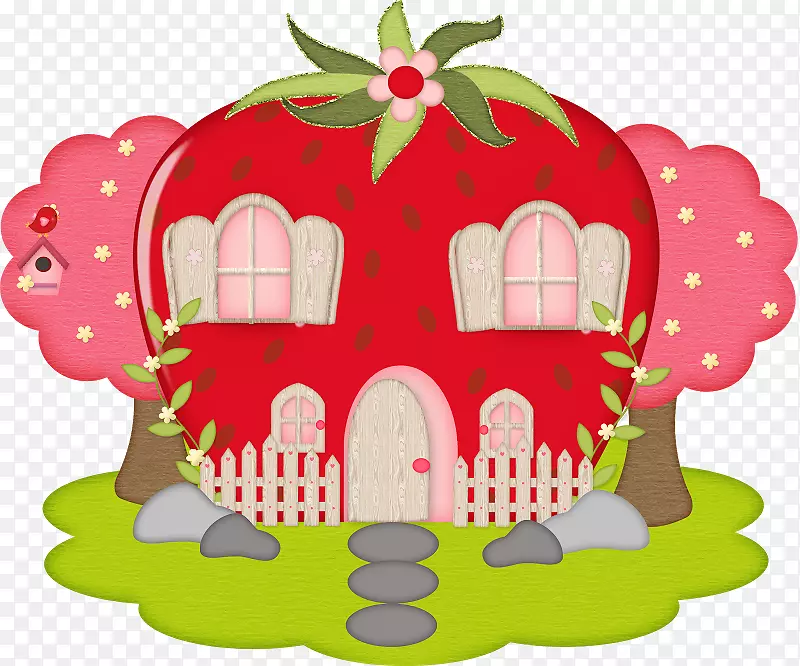 草莓脆饼夹艺术-草莓