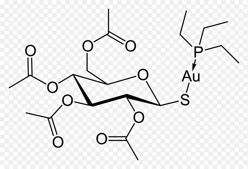 1，2，3，4，6-五甲酰基葡萄糖Auranofin金Aurotioprol-金