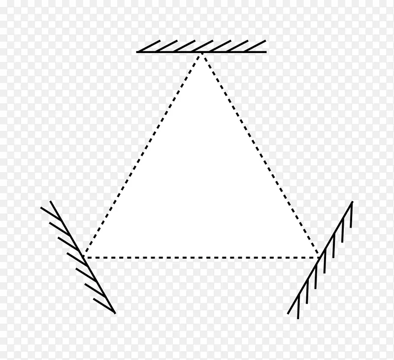 三角形白点三角形