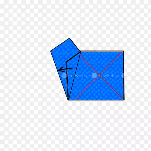 第3步折纸三角形USMLE第1步图案-纸星